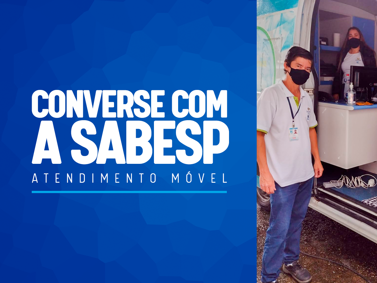 Sabesp oferece atendimento sem sair de casa