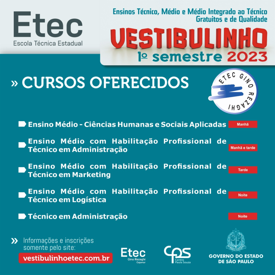 Inscrições ETEC 2023: Como se Inscrever? Taxa de Inscrição e Datas