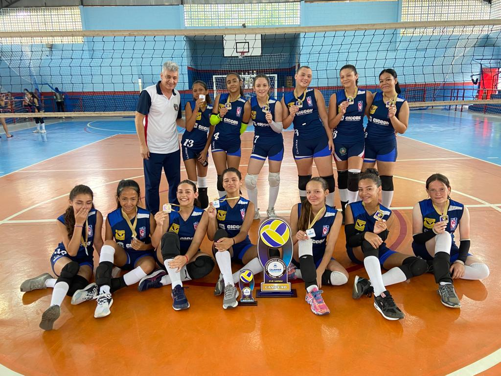 Vôlei Feminino Sub-16 é campeão da Copa