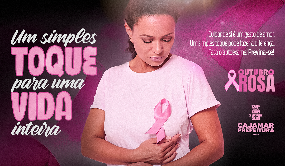 Durante todo o mês de outubro, a Prefeitura reforça a importância da prevenção e oferece exames gratuitos para o diagnóstico precoce do câncer de mama