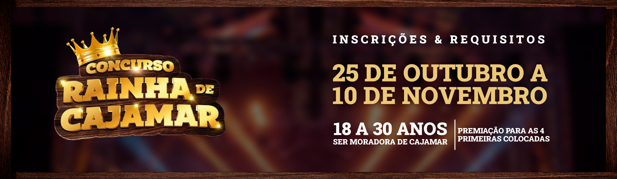 CONCURSO RAINHA DE CAJAMAR