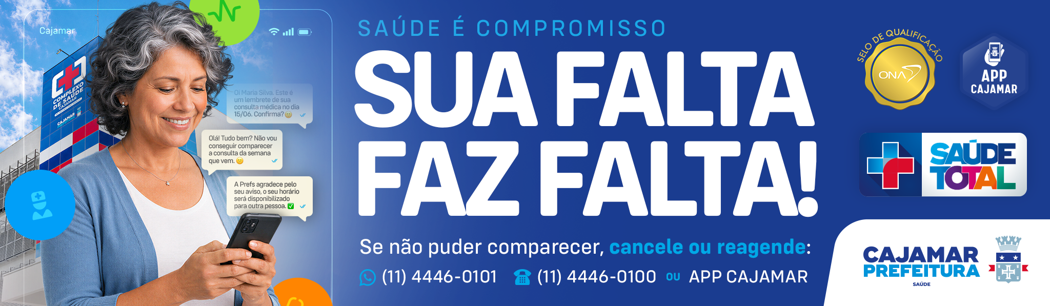 SUA FALTA FAZ FALTA!